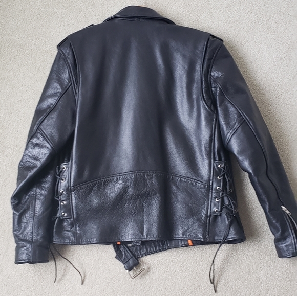 Milwaukee Leather Men's Classic Side Lace Police - Picture 2 of 4